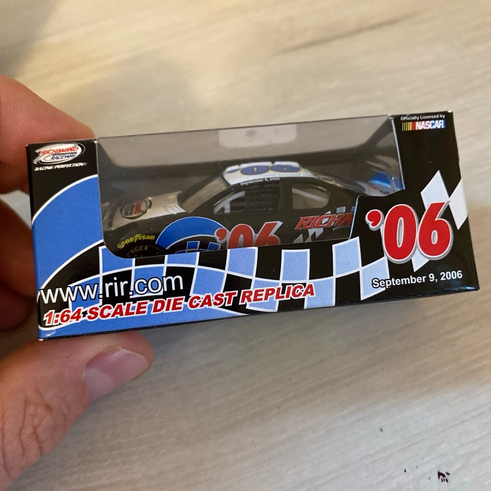 Richmond Raceway 1:64 Diecast Car Sept 9 2006 NASCAR Track Promo New in Box